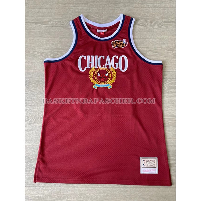 Maillot Chicago Bulls Michael Jordan NO 23 Mitchell & Ness 1996 Rouge